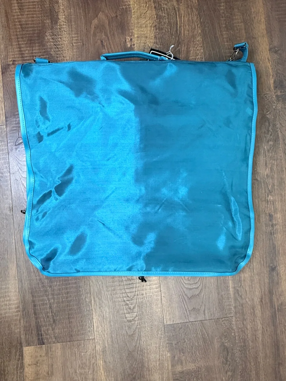 Givenchy Turquoise Travel Garment Bag with Tan Trim